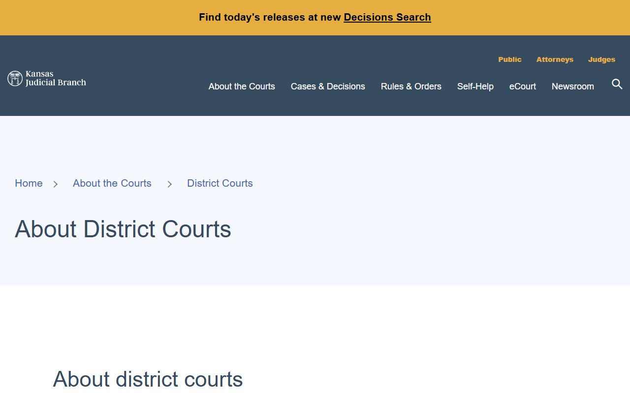 Jefferson County court records Kansas district court overview