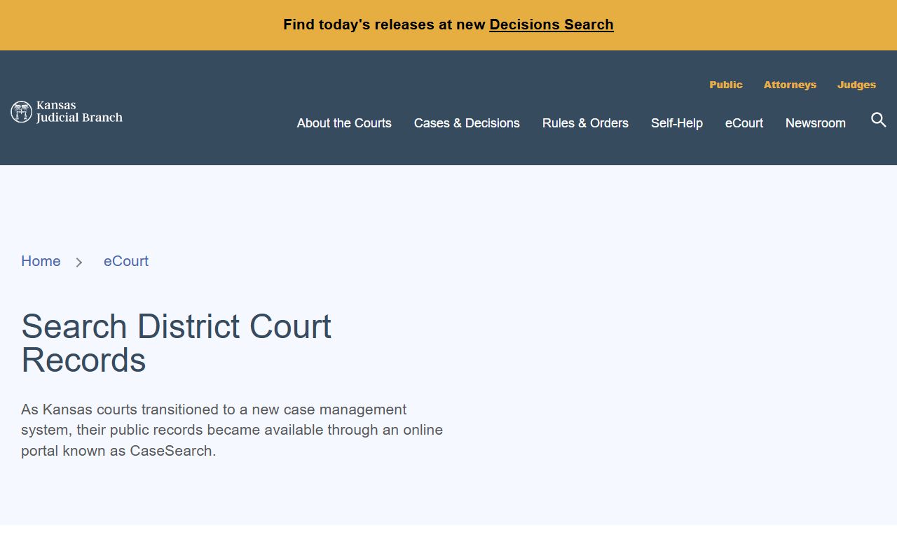Jefferson County court records Kansas district court records overview