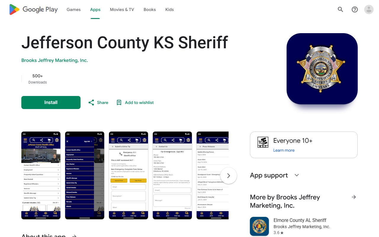 Jefferson County inmate records sheriff app download