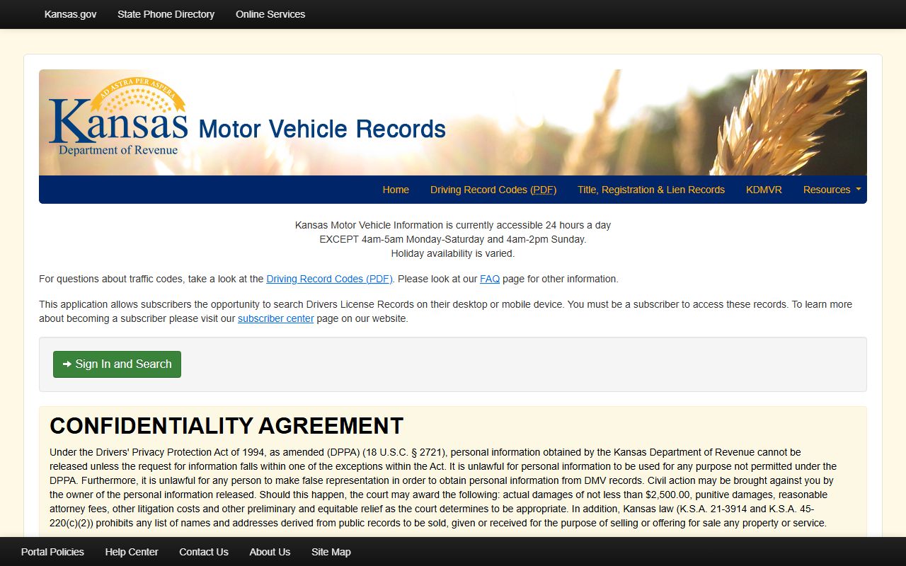 Jefferson County traffic court records Kansas motor vehicle records